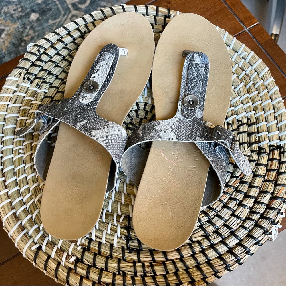 Blowfish Snakeskin Sandals